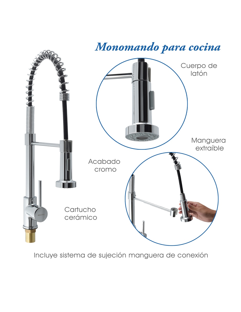 Monomando para cocina 5