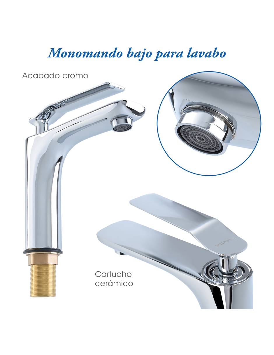 Monomando para lavabo 5