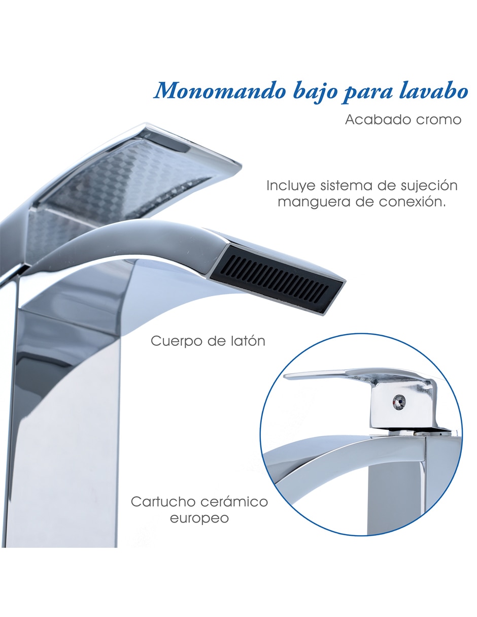 Monomando para lavabo 5