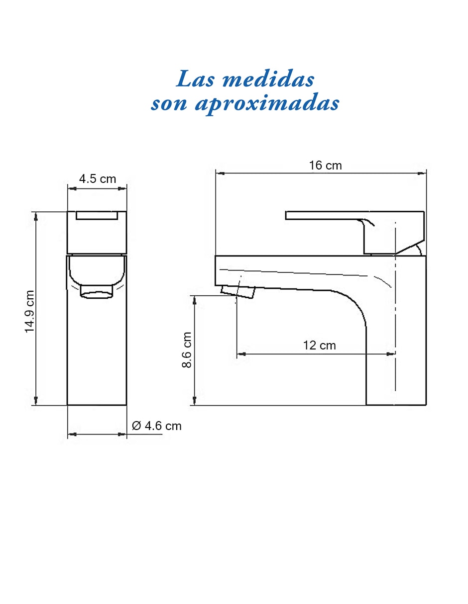 Monomando para lavabo 2