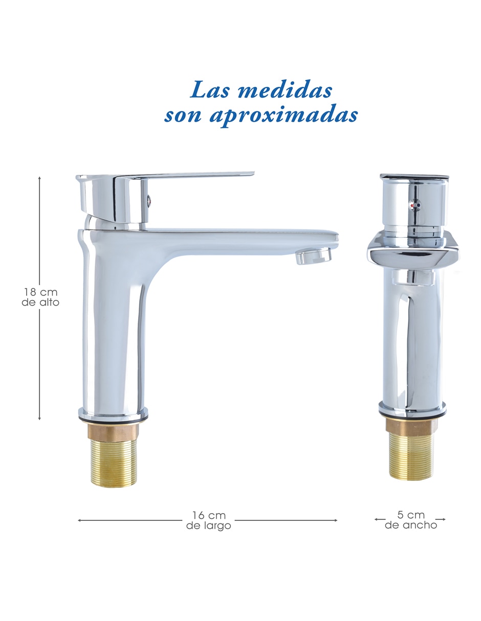 Monomando para lavabo 6