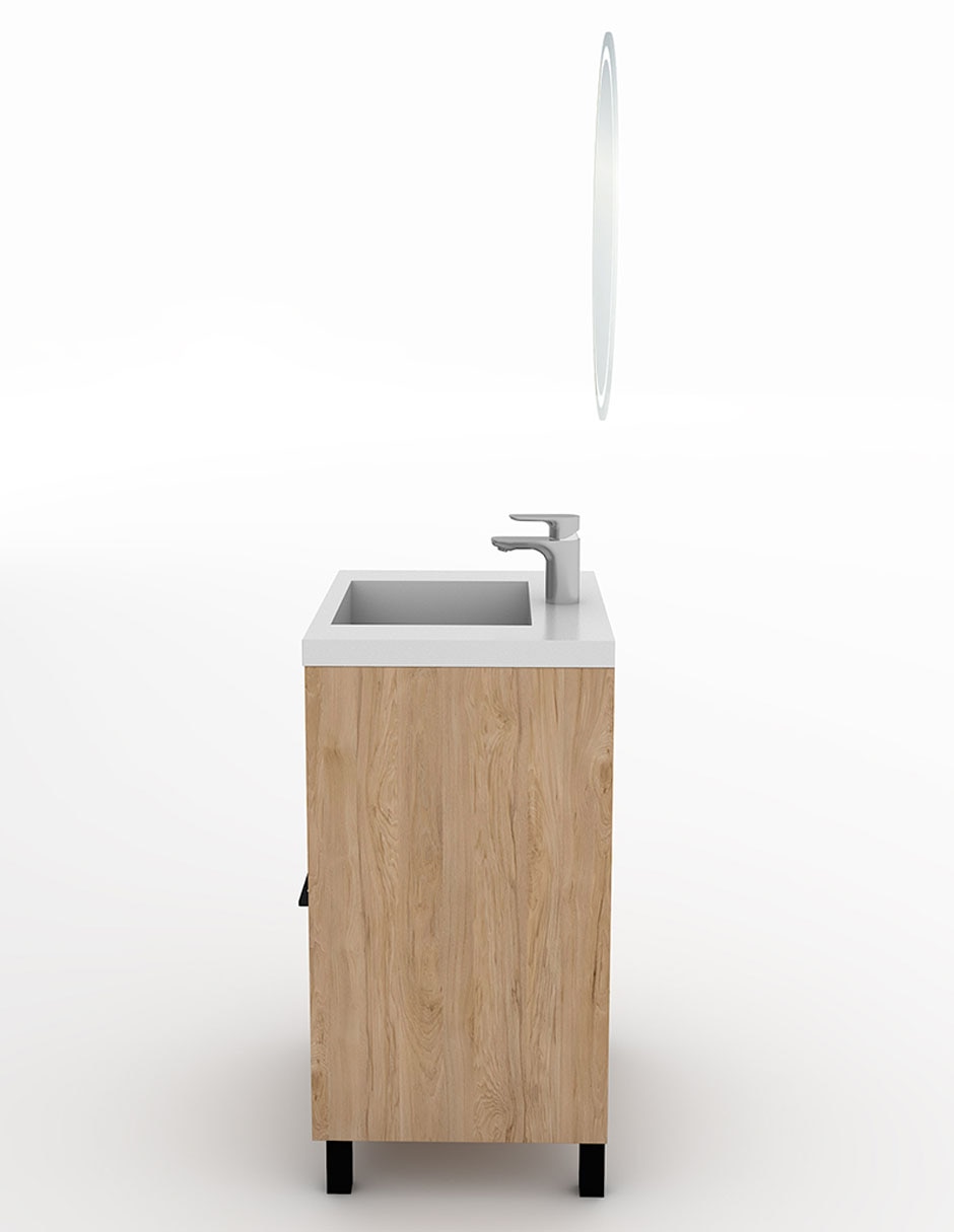 Paquete de baño Olivia de melamina armable 4