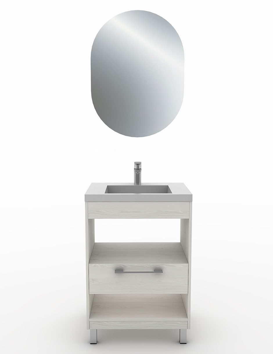 Paquete de baño Excalibur de melamina armable