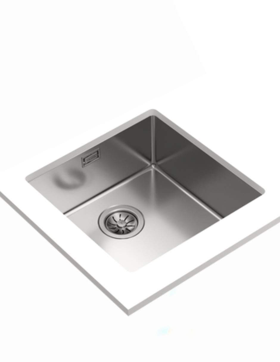 Tarja 1 tina de acero inoxidable MAESTRO BE LINEA RS15 40.40 2