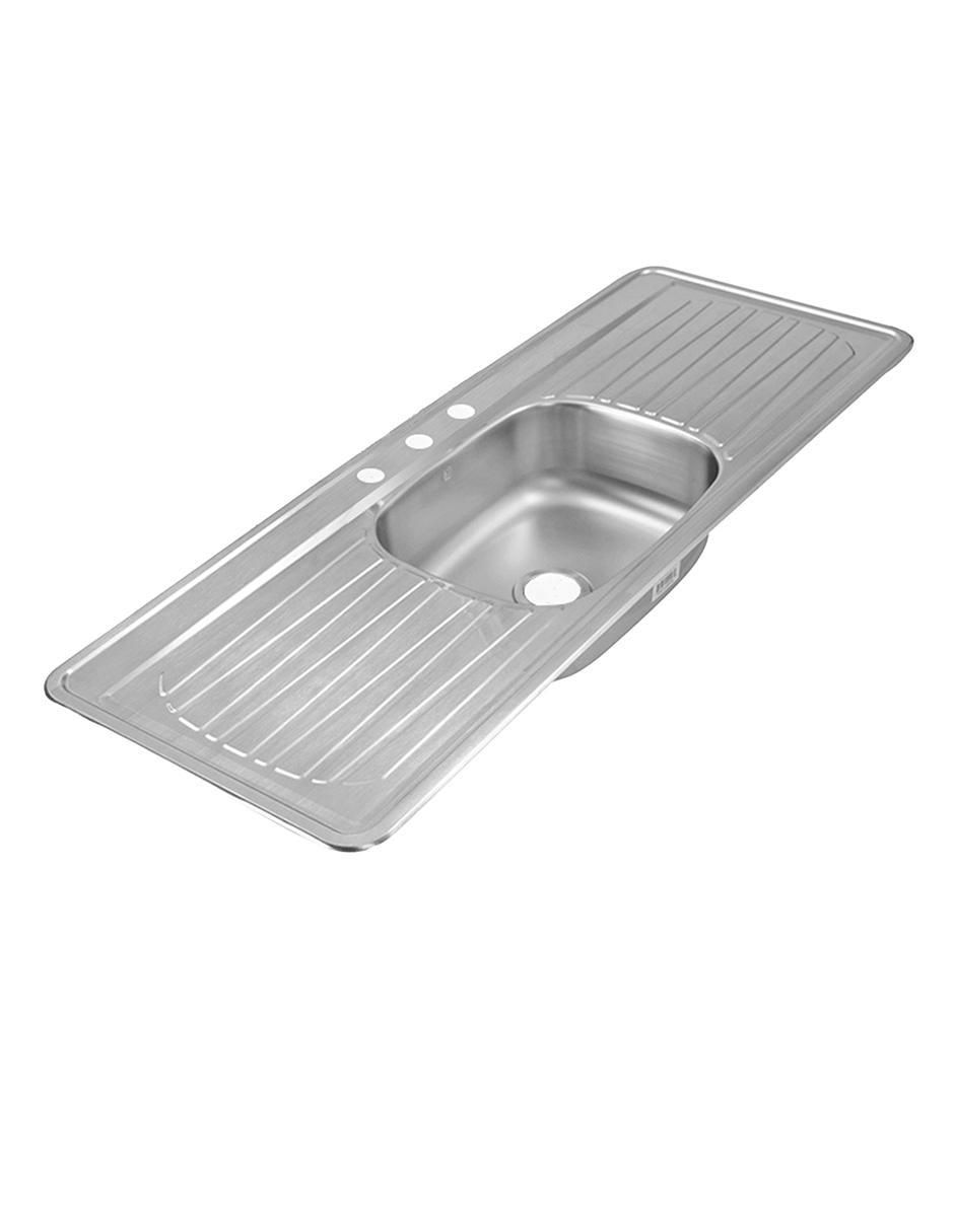 Tarja de acero inoxidable con escurridor derecho C203N 2
