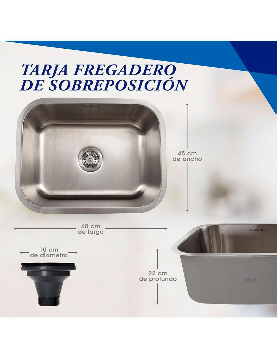 Tarja 1 tina de acero inoxidable 1628 8