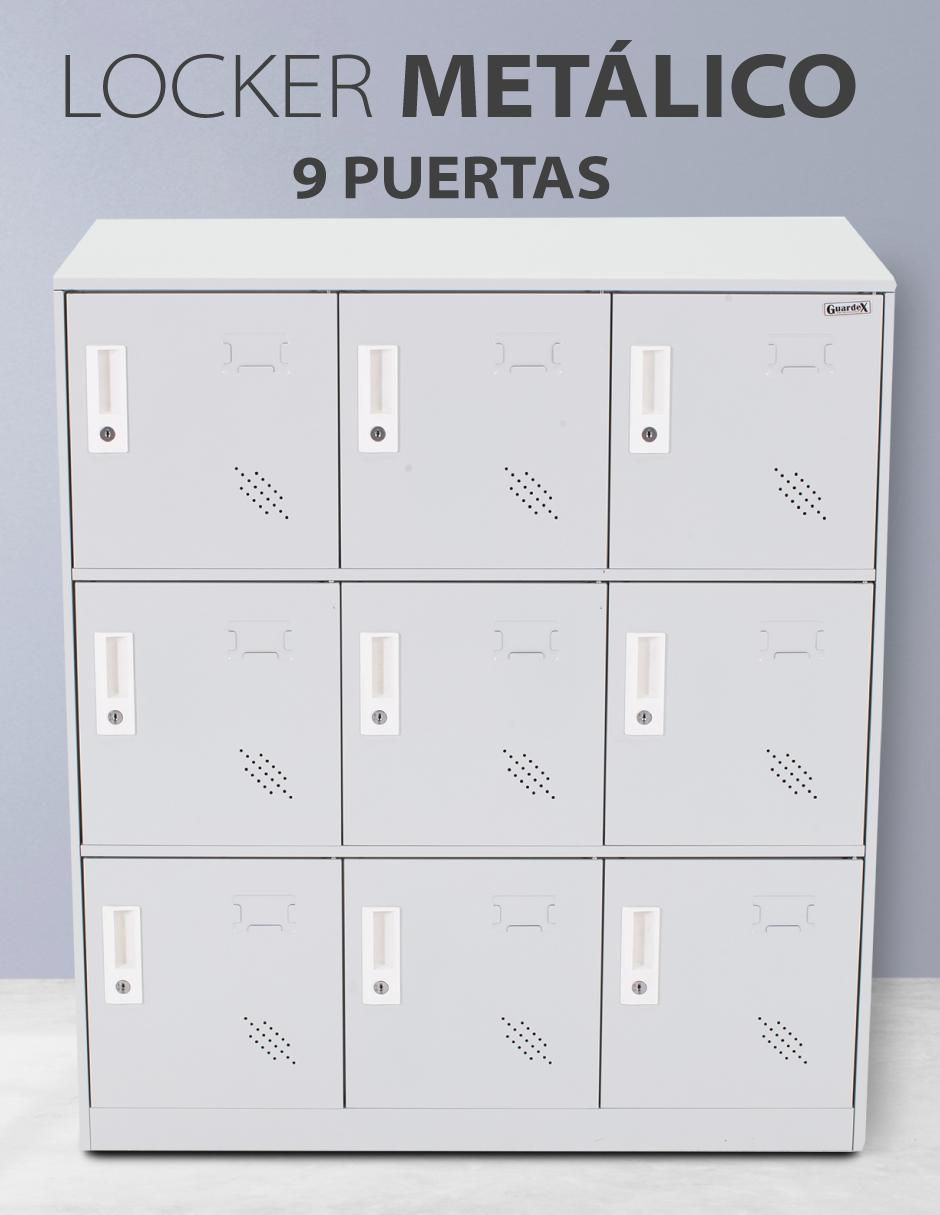 Locker Locker de 9 puertas acero inoxidable 7