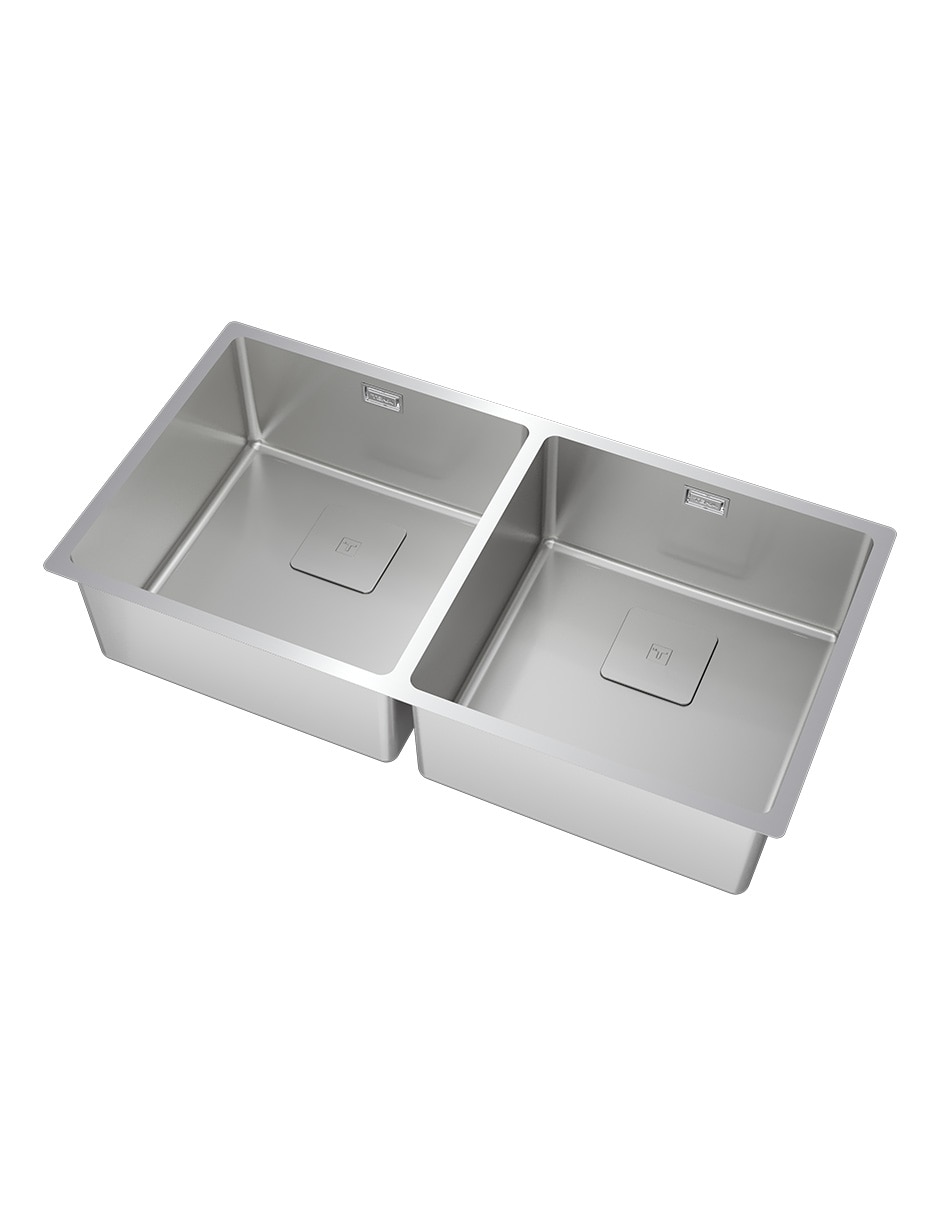 Tarja doble tina de acero inoxidable FLEXLINEA RS15 860 2B 3