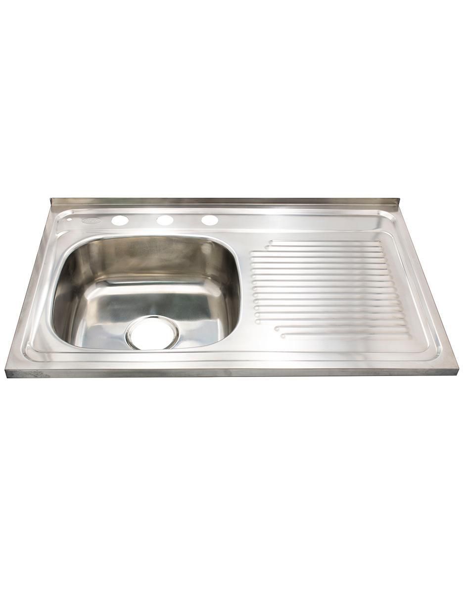 Tarja de acero inoxidable con escurridor derecho XTA-83-DER