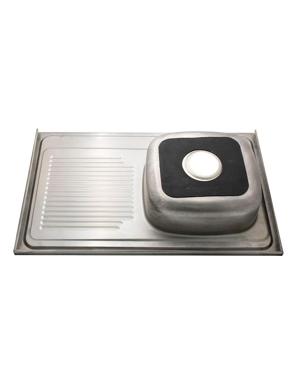 Tarja de acero inoxidable con escurridor derecho XTA-83-DER 3