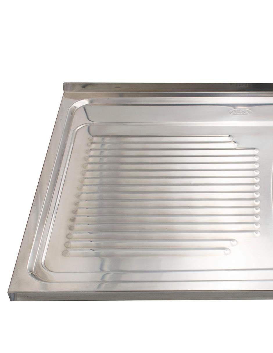 Tarja de acero inoxidable con escurridor izquierdo XTA-83-IZQ 3