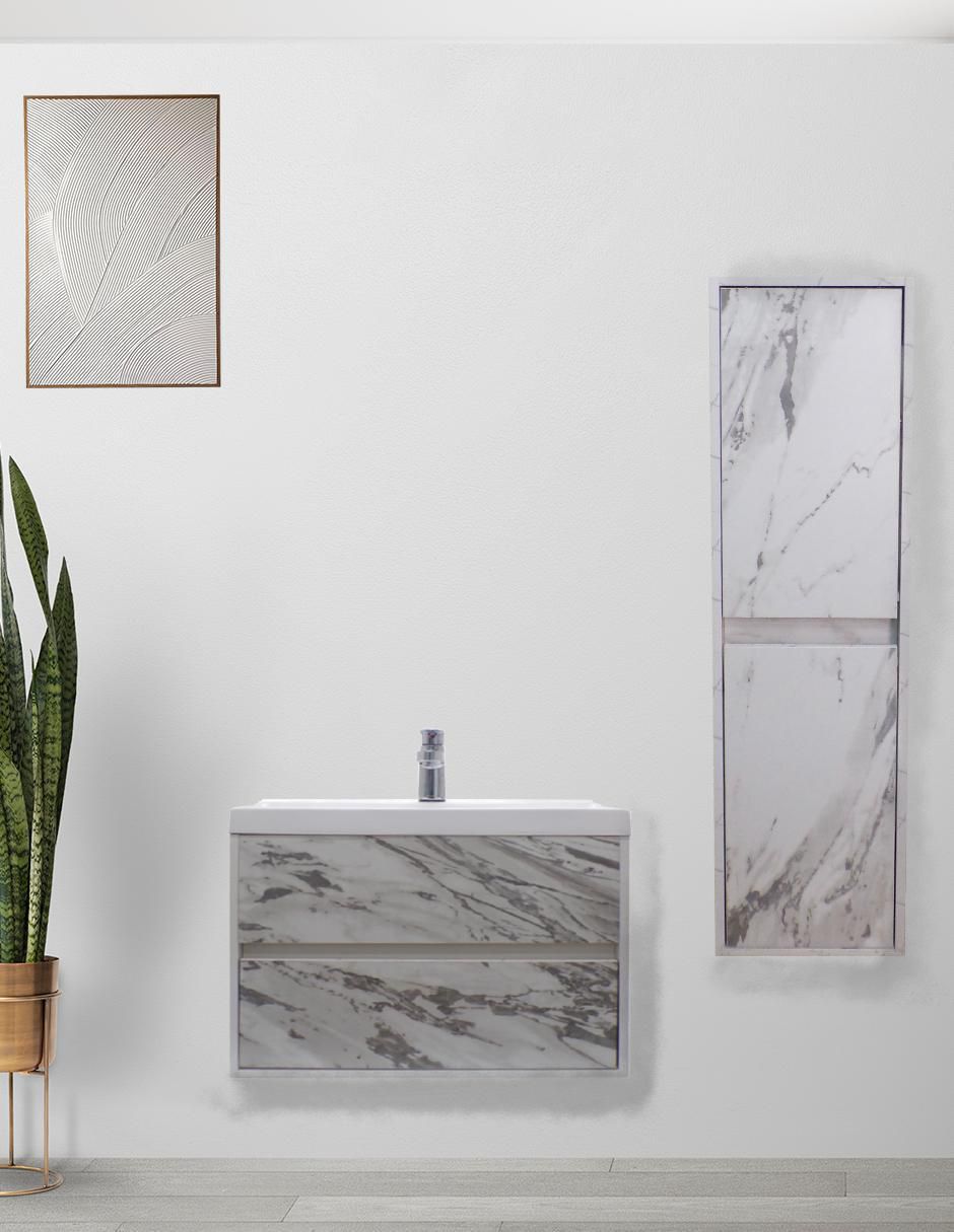 Torre de baño Mármol Genoveza de MDF armable 3