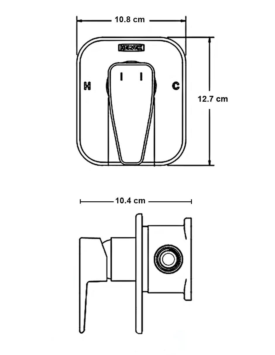 Monomando para baño 6