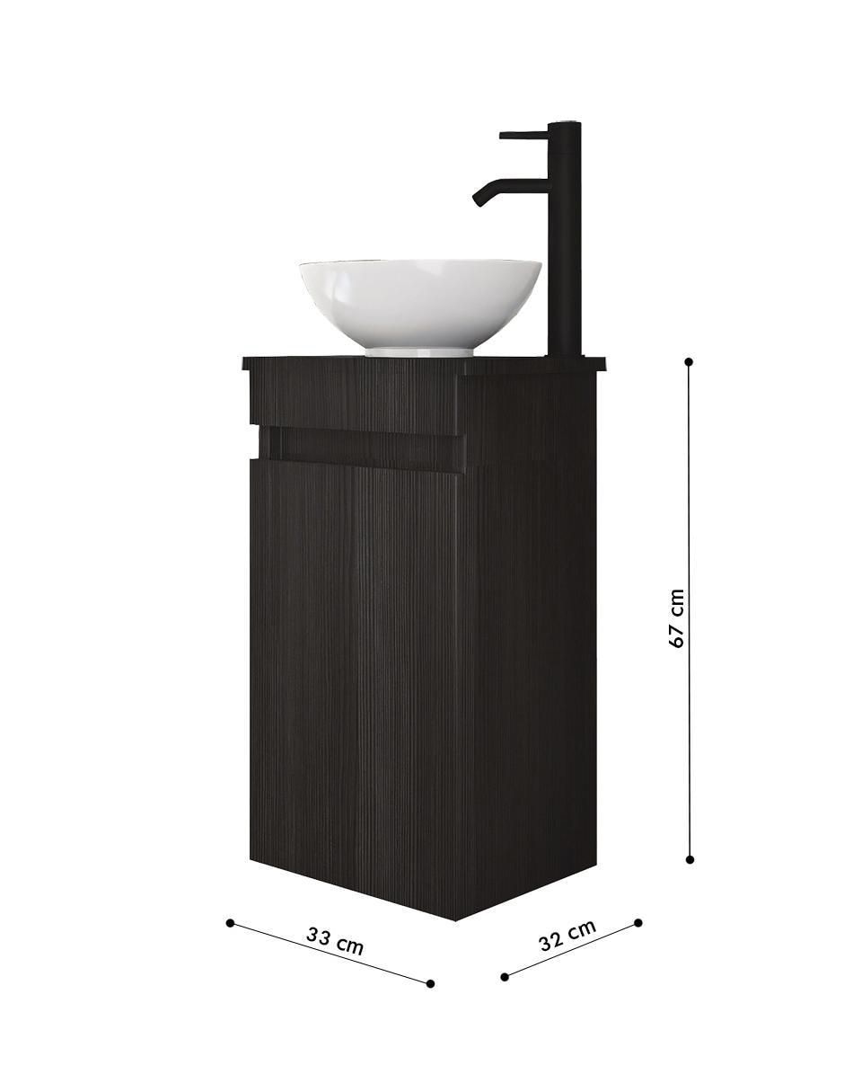 Paquete de baño de MDF armable 6