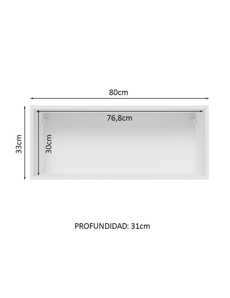 Alacena armable glamy madera 9