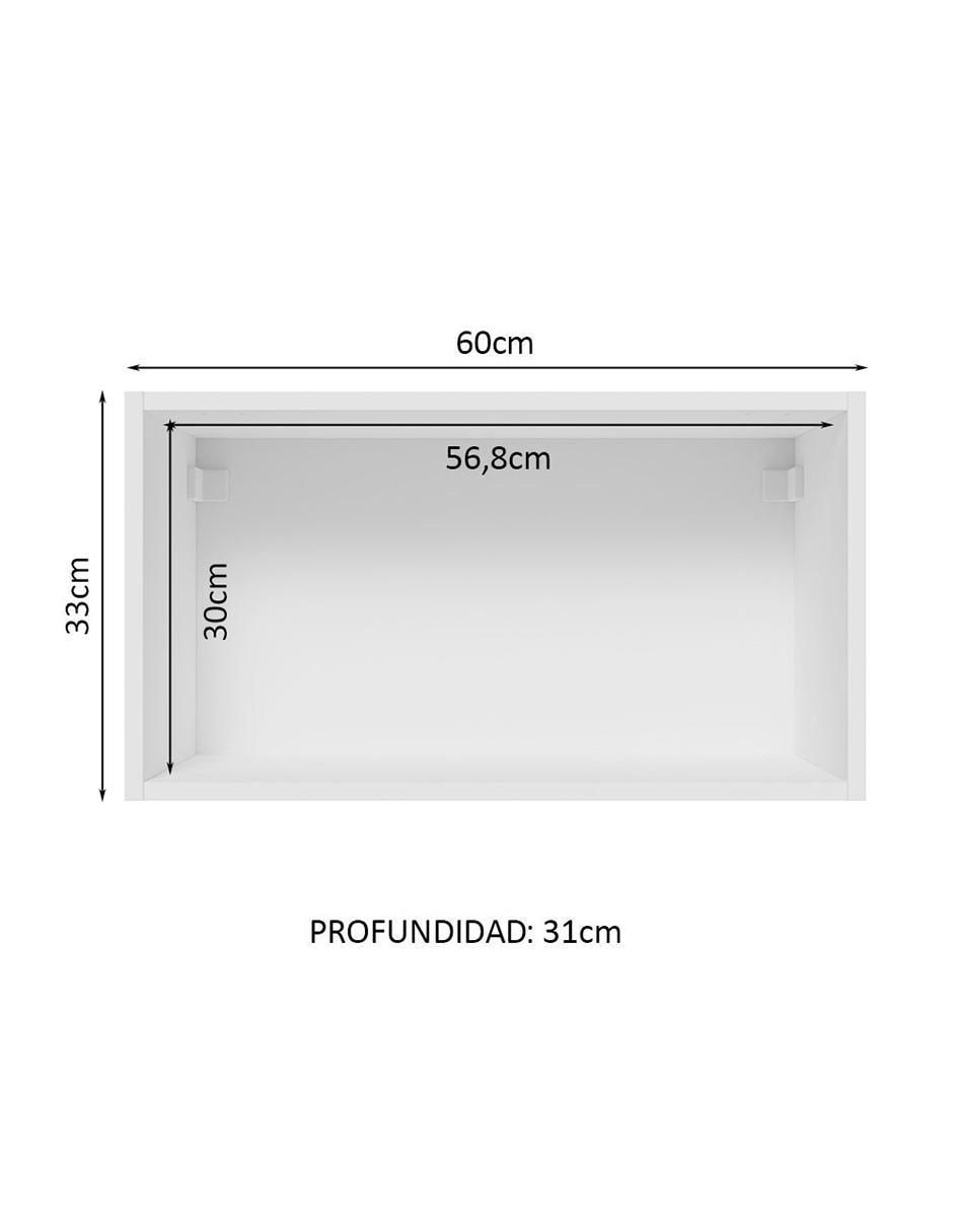 Alacena armable glamy MDP 9