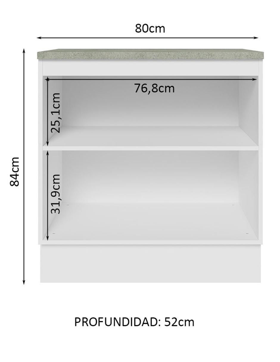 Alacena armable glamy MDP 8