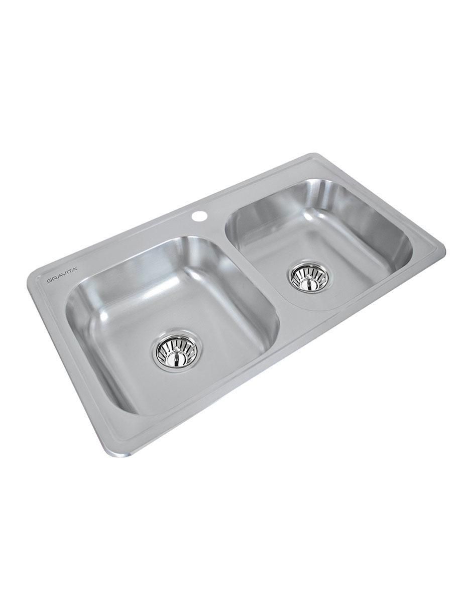 Tarja doble tina de acero inoxidable 2238 4