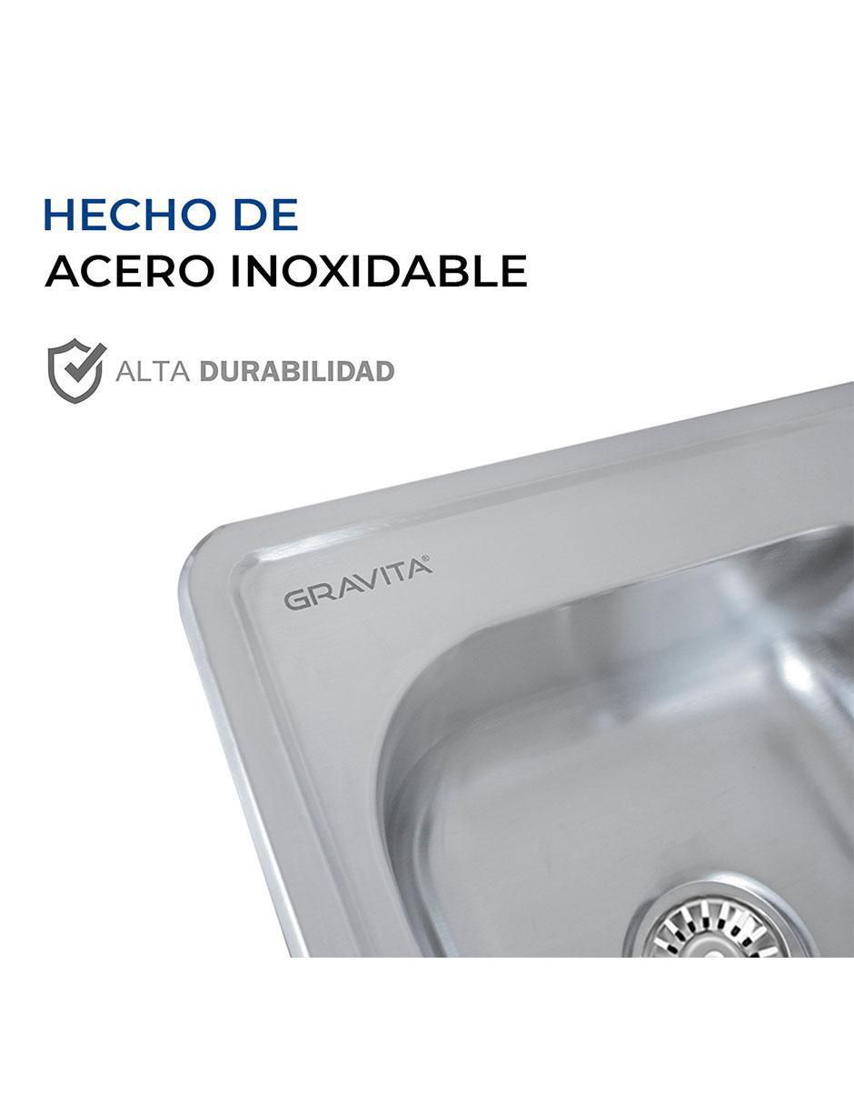 Tarja doble tina de acero inoxidable 2238 6