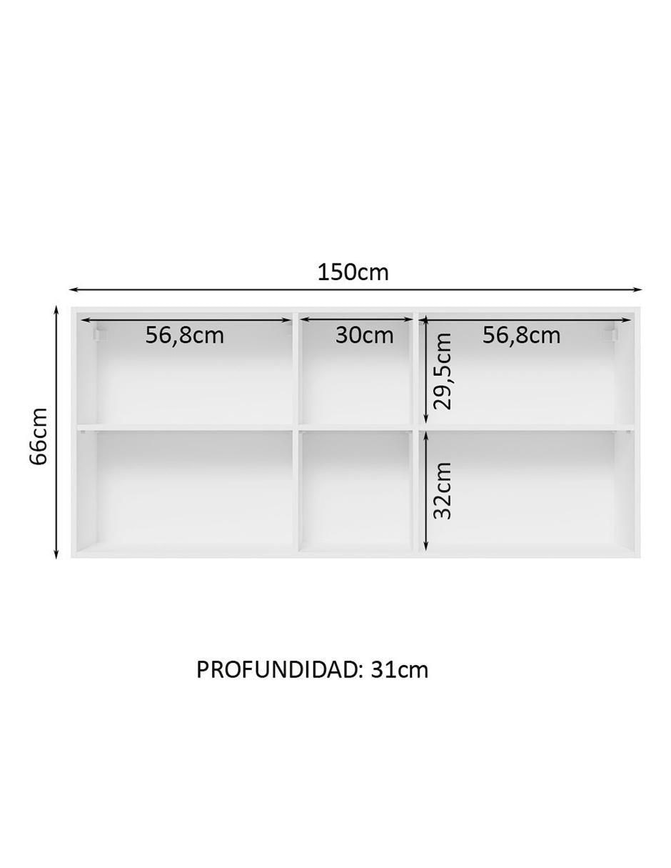 Alacena armable glamy MDP 10