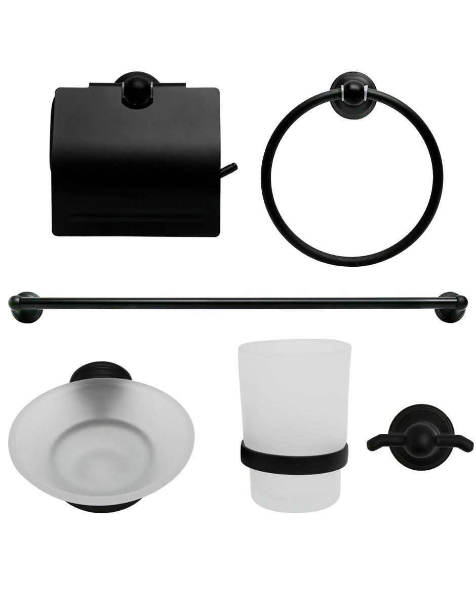 Juego de accesorios para baño de acero inoxidable 8 piezas