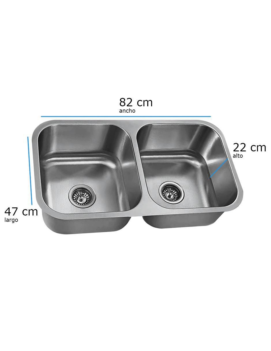 Tarja doble tina de acero inoxidable TD8247SR2GCSP2MZM8111F 7
