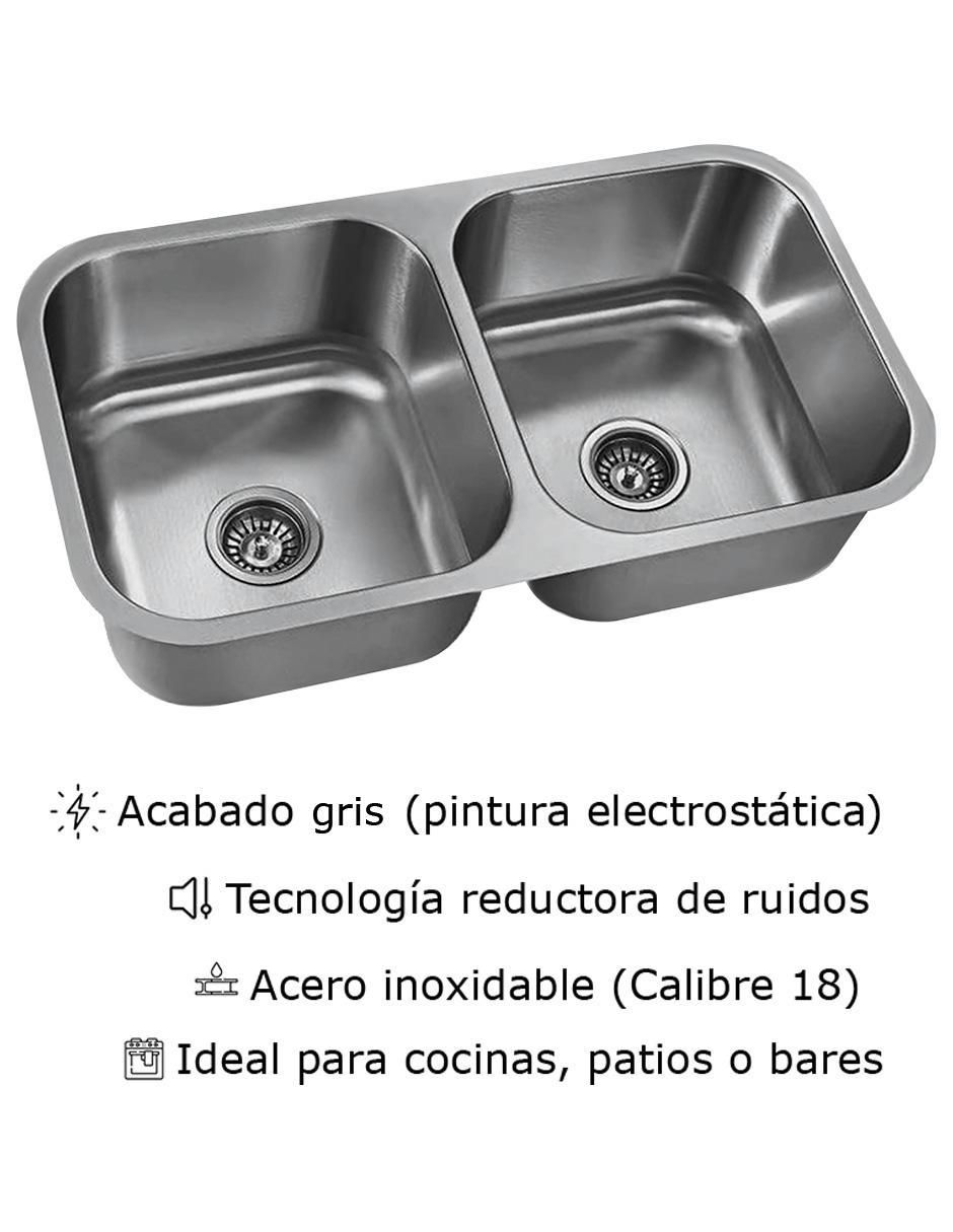 Tarja doble tina de acero inoxidable TD8247SR2GCSP2MZM8111F 4