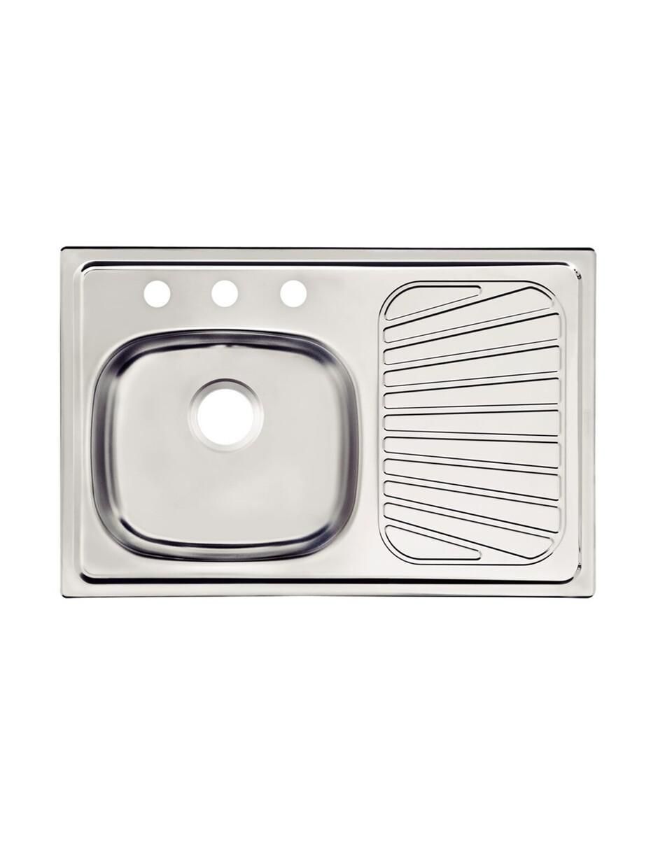 Tarja de acero inoxidable con escurridor derecho 93848535