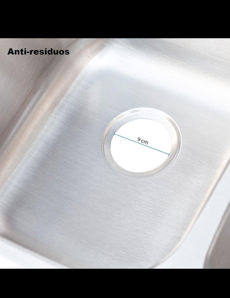 Tarja doble tina de acero inoxidable TD8247SR2GKIT-2MZM8119 3