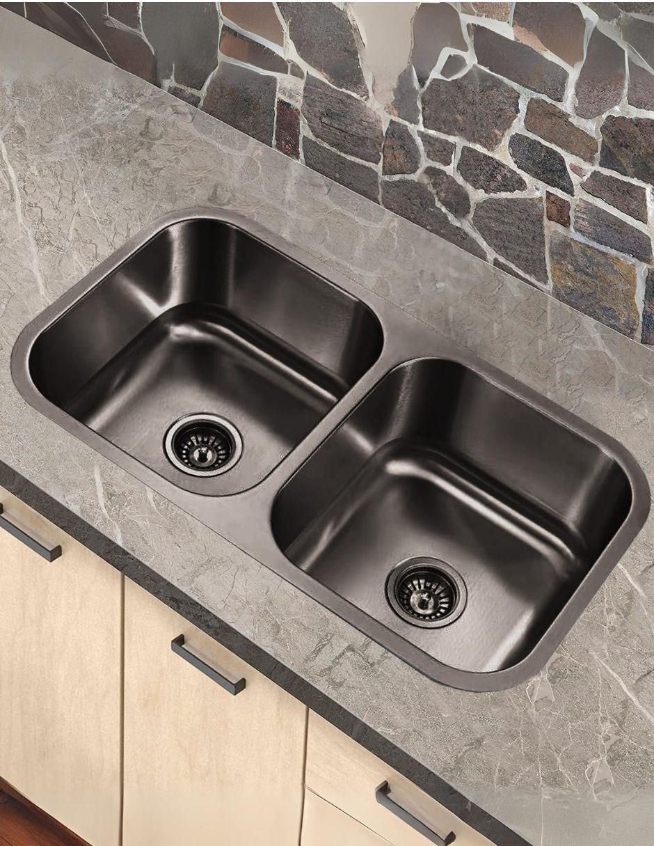 Tarja doble tina de acero inoxidable TD8247SR2N + CESP-002 4