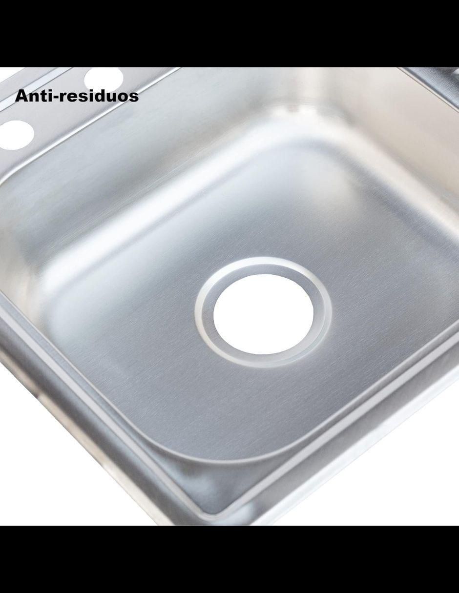 Tarja de acero inoxidable con escurridor derecho TSED10050 3