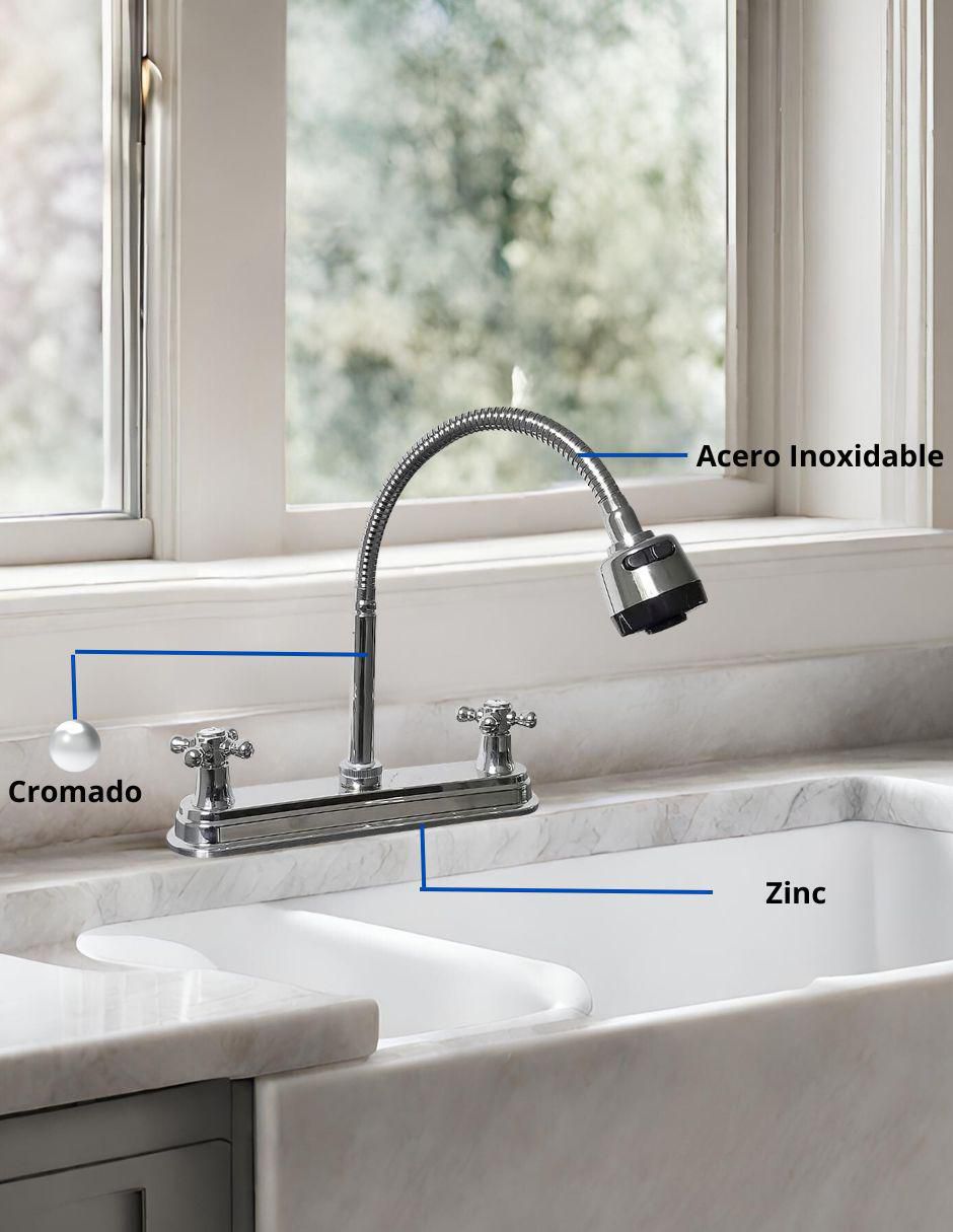 Tarja de acero inoxidable con escurridor derecho TSED10050 + KIT-009 6