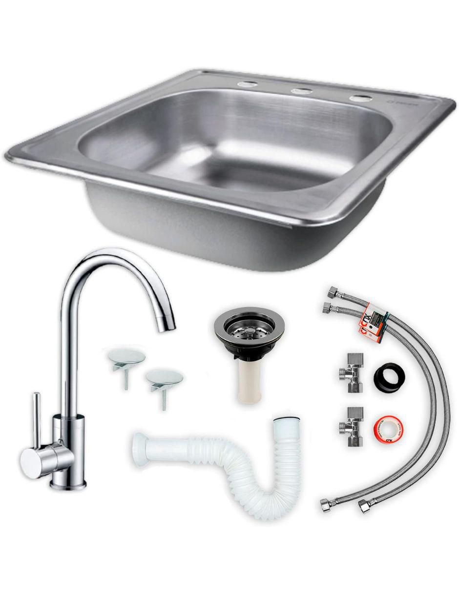 Tarja 1 tina de acero inoxidable KIT3TS4848MZM814CUBRET 1
