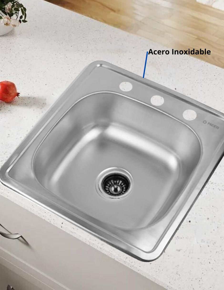 Tarja 1 tina de acero inoxidable KIT3TS4848MZM814CUBRET 6
