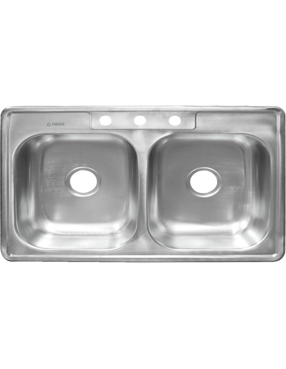 Tarja doble tina de acero inoxidable TD8456 Tarja doble tina de acero inoxidable TD8456