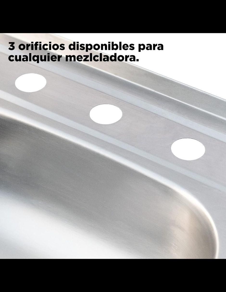 Tarja de acero inoxidable con escurridor izquierdo TSEI8050S 5