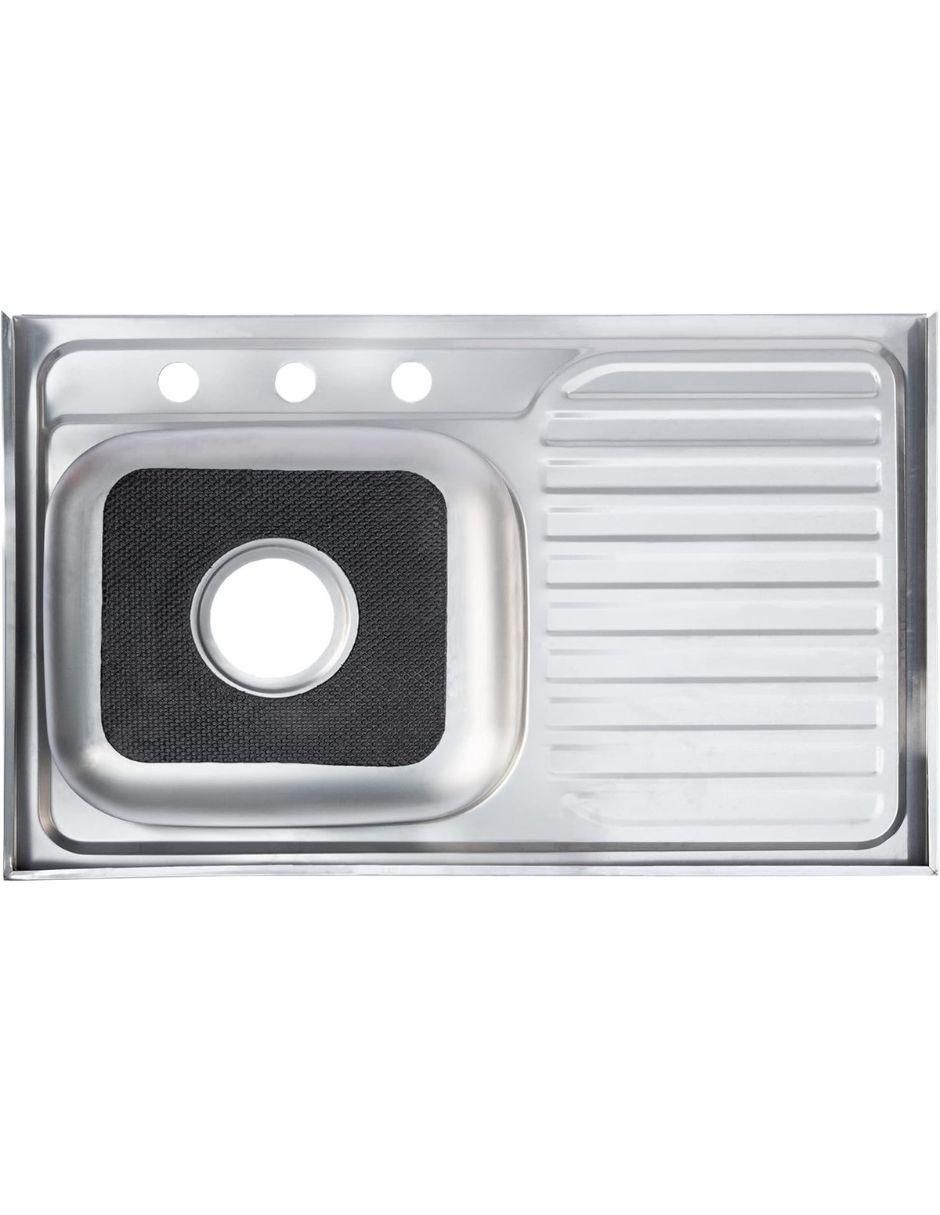 Tarja de acero inoxidable con escurridor izquierdo TSEI8050S 6