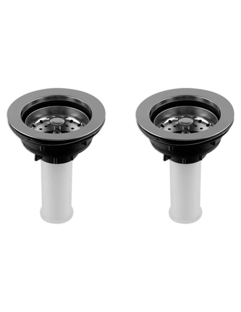 Tarja doble tina de acero inoxidable TD8448 + KIT-002 7