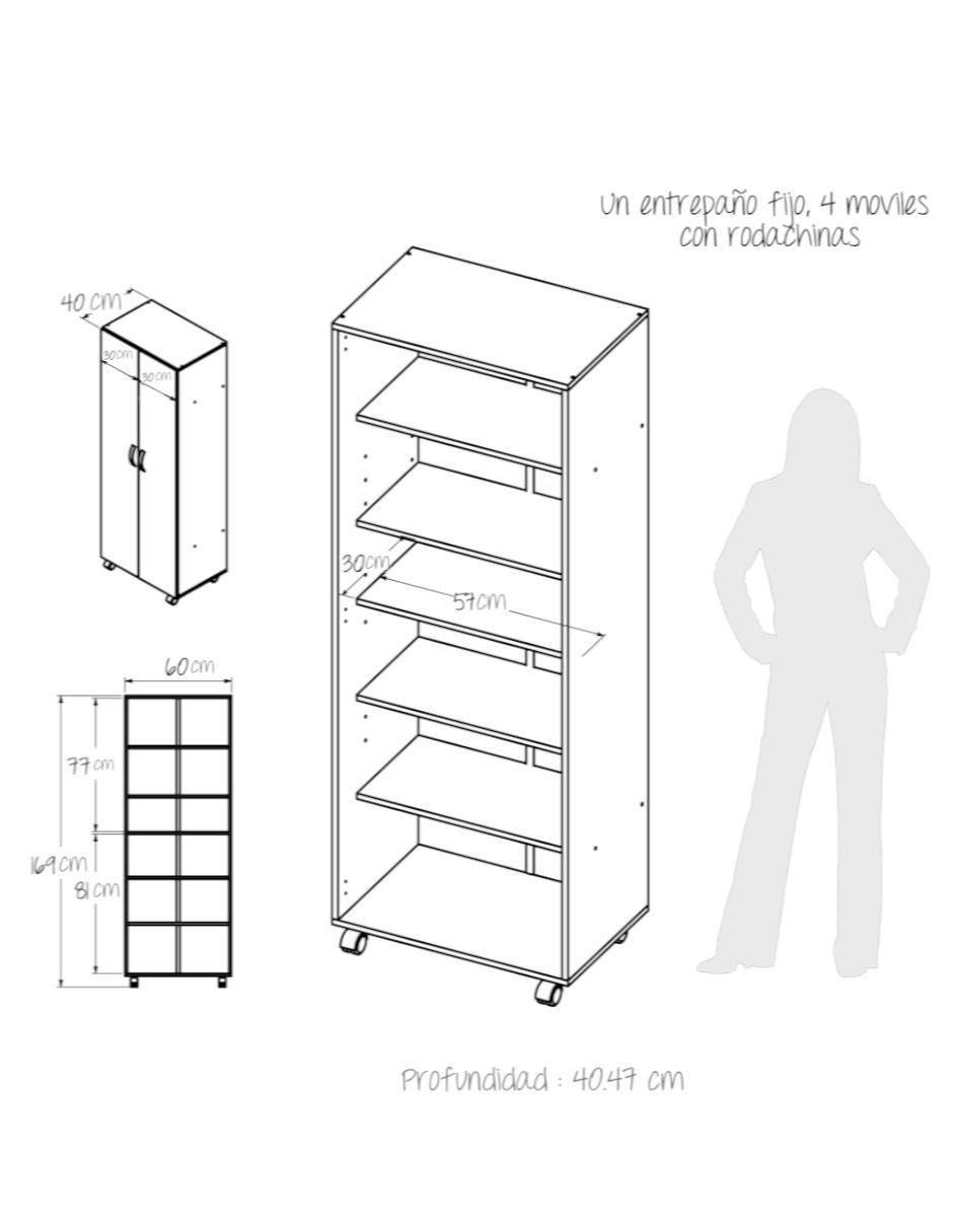 Alacena armable MDP 8