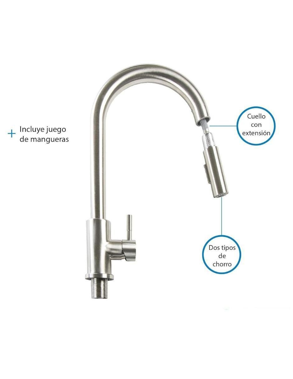 Tarja doble tina de acero inoxidable TD8245-1S MZM8119 COM 5