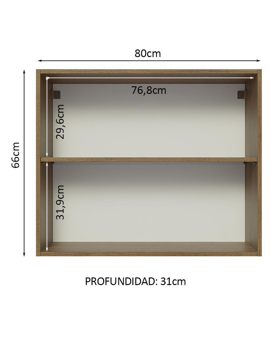 Gabinete superior armable Glamy de MDP 9