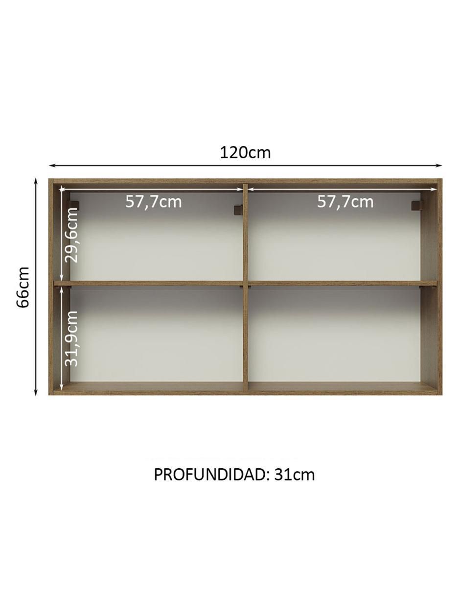 Gabinete superior armable Glamy de MDP 9