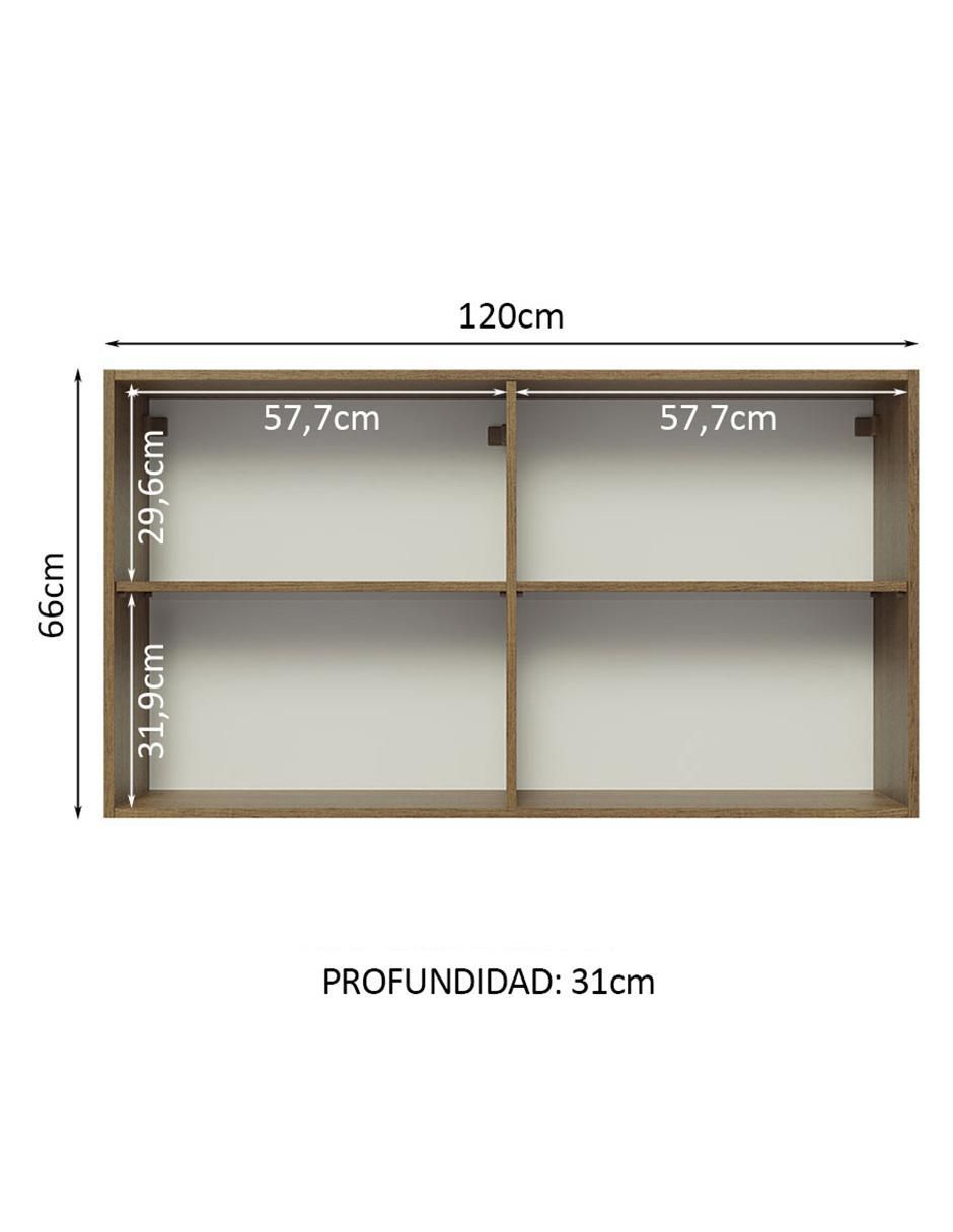 Gabinete superior armable Glamy de MDP 9