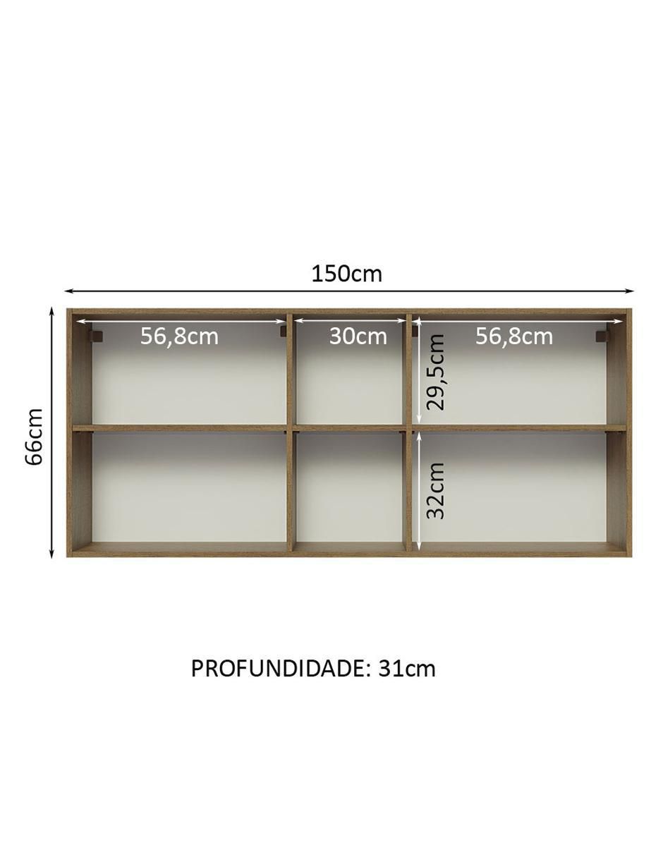 Gabinete superior armable Glamy de MDP 10