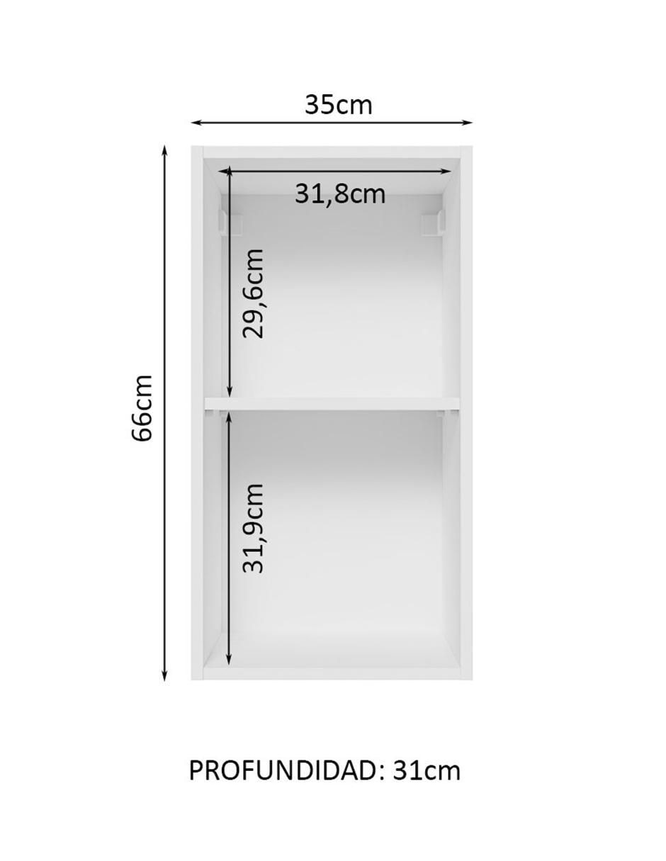 Gabinete superior armable Glamy de MDP 9
