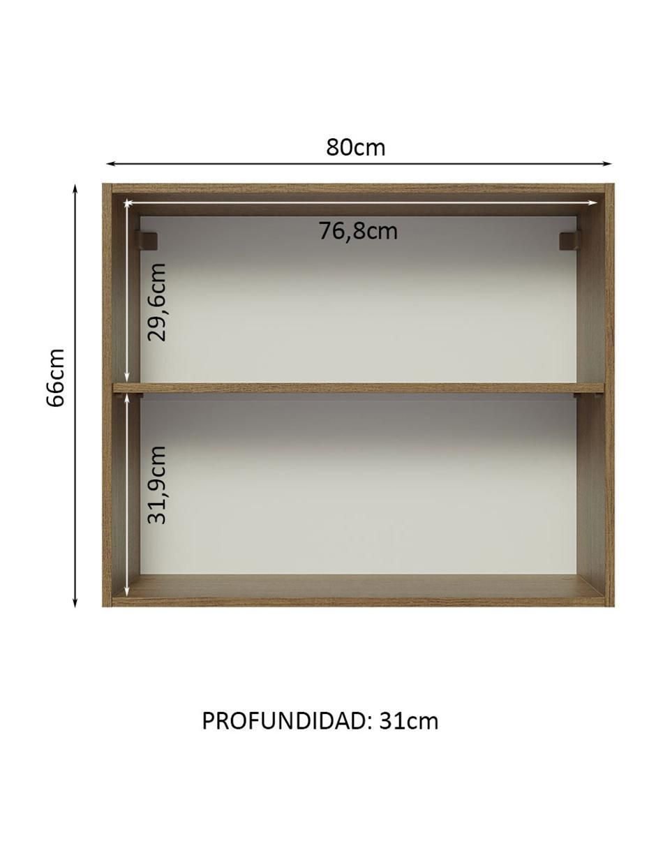 Gabinete superior armable Glamy de MDP 8