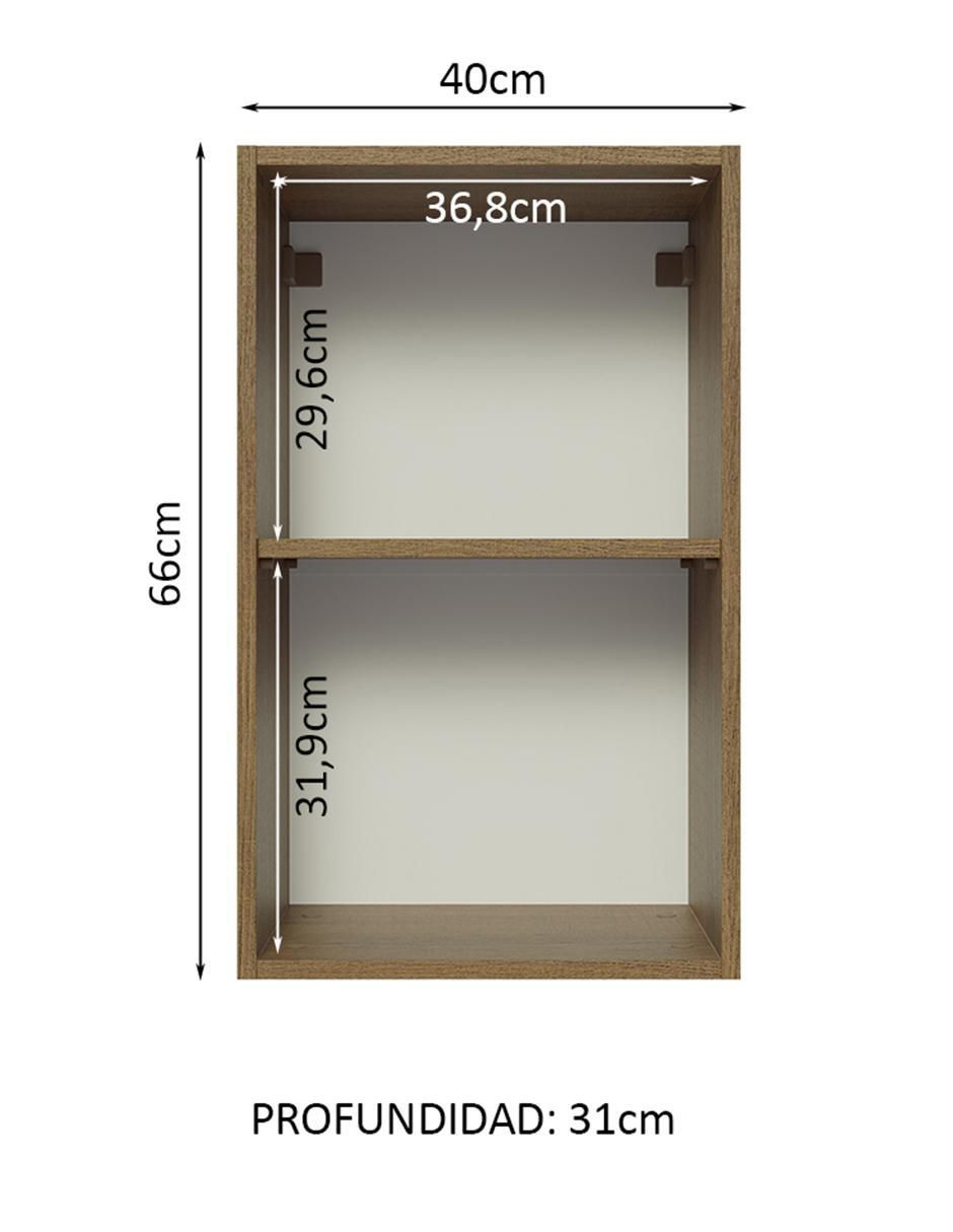 Gabinete superior armable Glamy de MDP 9