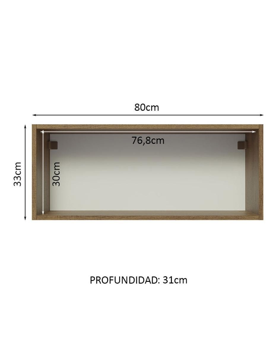 Gabinete superior armable Glamy de MDP 8