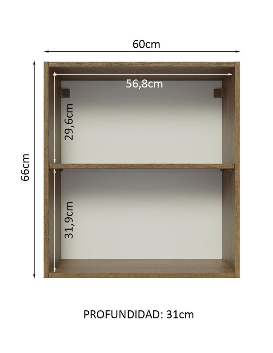 Gabinete superior armable Glamy de MDP 9