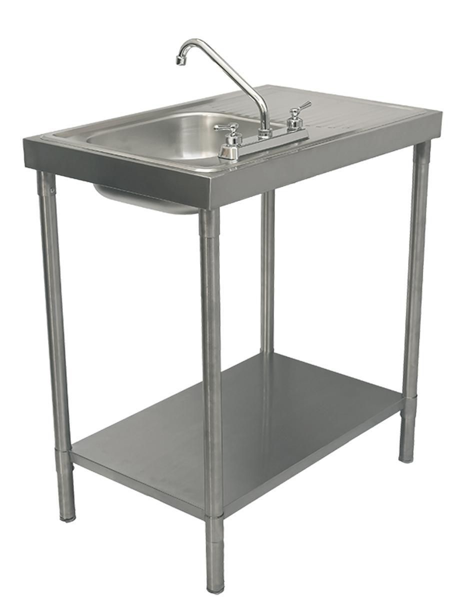Tarja de acero inoxidable con escurridor Izquierdo 2
